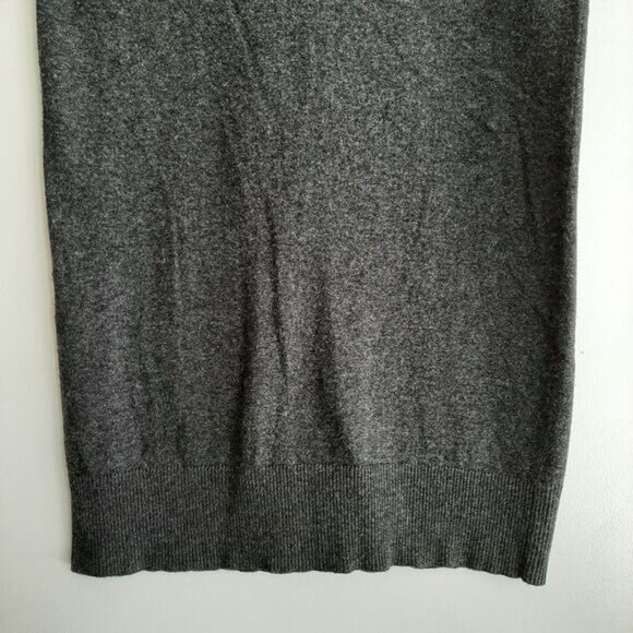 PRESS DRESS Fine Knit Soft & Comfy Sweater Tunic / Mini Dress Gray Sz S - Picture 9 of 12